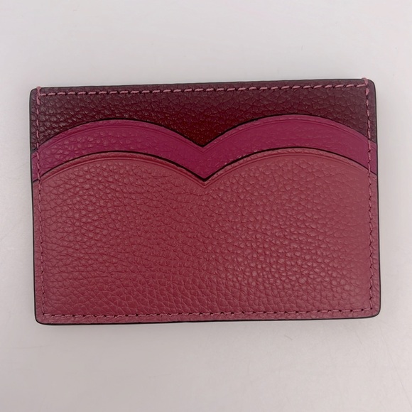 Coach Heart Card Case Rouge Multi - Picture 3 of 13